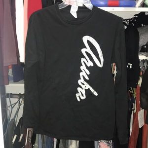 Long sleeve Aruba black shirt